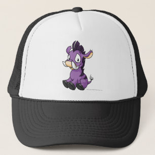 Moehog Purple Trucker Hat