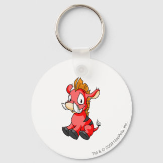 Moehog Red Key Ring