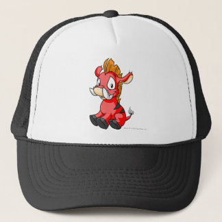 Moehog Red Trucker Hat