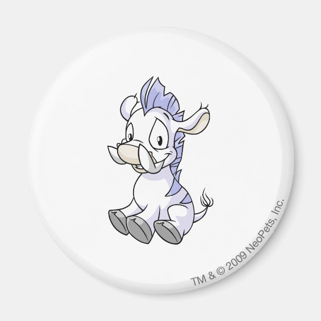 Moehog White Magnet (Front)