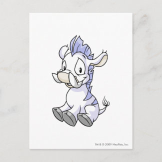 Moehog White Postcard