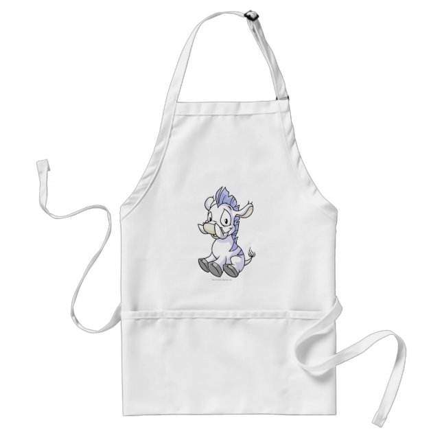 Moehog White Standard Apron (Front)