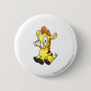 Moehog Yellow 6 Cm Round Badge