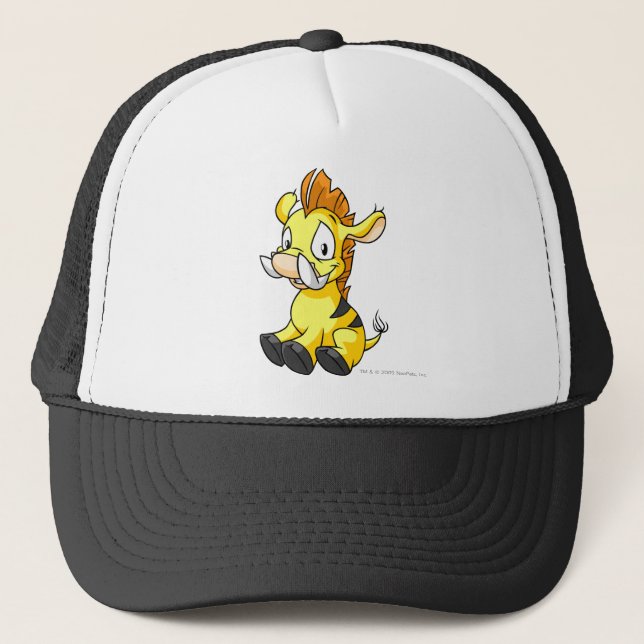 Moehog Yellow Trucker Hat (Front)