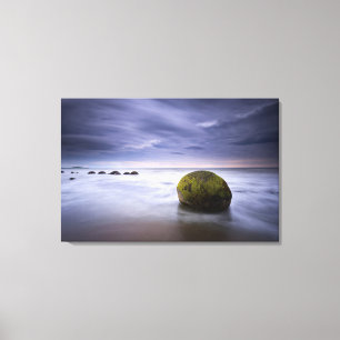 Moeraki Boulders Sunrise Seascape Canvas Print