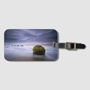 Moeraki Boulders Sunrise Seascape Luggage Tag