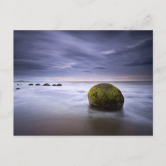 Moeraki Boulders Sunrise Seascape Postcard