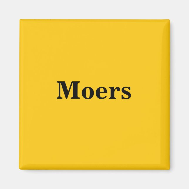 Moers  Magnet Schild Gold Gleb (Front)