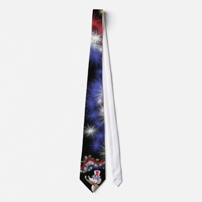 Moe's 4th of July Fireworks Tie (Front)