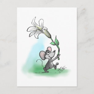 Moe's Easter Lily Holiday Postcard