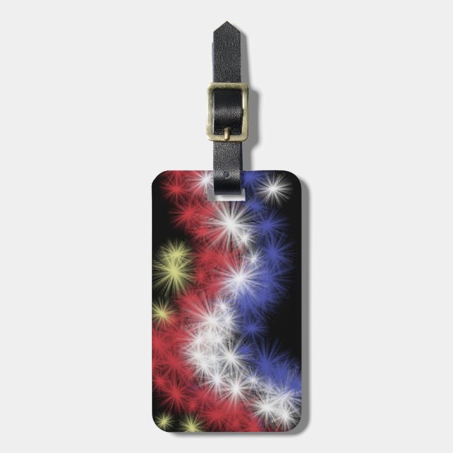 Moe's Fireworks Luggage Tag (Front Vertical)