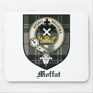 Moffat Clan Crest Badge Tartan Mouse Mat