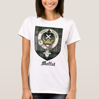 Moffat Clan Crest Badge Tartan T-Shirt