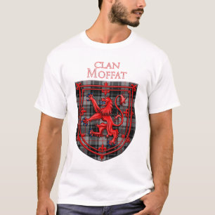 Moffat Tartan Scottish Plaid Lion Rampant T-Shirt