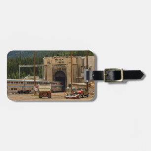 Moffat Train Tunnel Pine Trees Colorado Luggage Tag