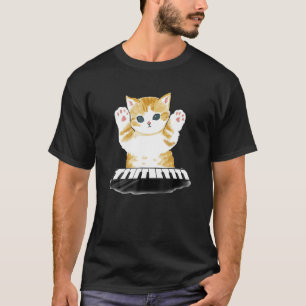 Mofu Sand Cat Piano T-Shirt