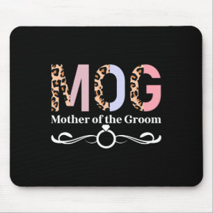 Mog Mother Of The Groom Leopard Mama Of The Groom  Mouse Mat