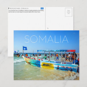 Mogadishu, Somalia Travel Postcard