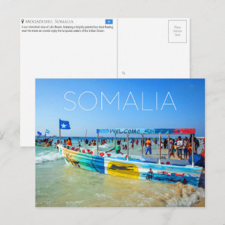 Mogadishu, Somalia Travel Postcard