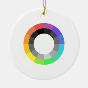 MOGAI Pride Colour Wheel Ceramic Tree Decoration