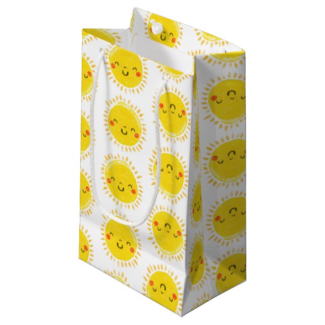 Moghrey mie ghrian (Sunshine) Small Gift Bag (Front Angled)
