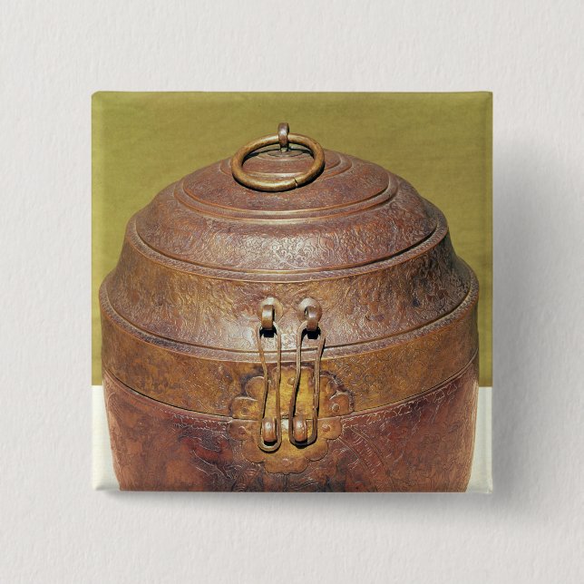 Moghul turban box 15 cm square badge (Front)