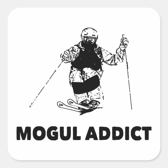 Mogul Addict Square Sticker (Front)