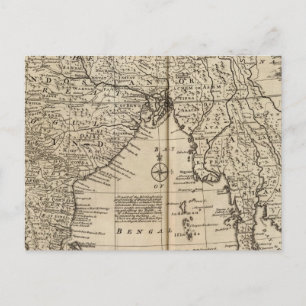 Mogul Empire, India Postcard