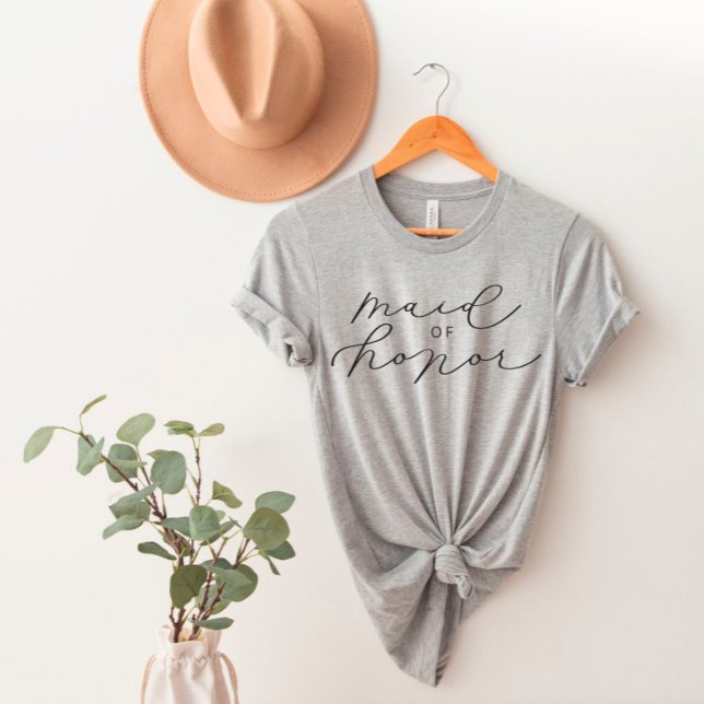 MOH Cute Script Bachelorette/Bridal Party T-Shirt (Creator Uploaded)