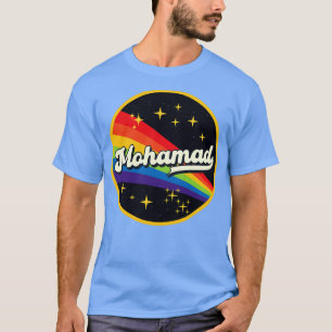 Mohamad Rainbow In Space Vintage Style T-Shirt