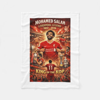Mohamed Salah Fleece Blanket