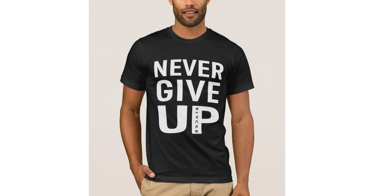 Mohamed Salah Never Give Up T-shirt | Zazzle