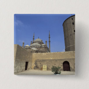 Mohammed Ali Mosque at the Citadel of Cairo, 15 Cm Square Badge