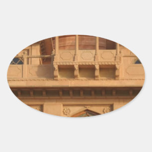 Mohatta Palace Museum: Iconic Design Oval Sticker