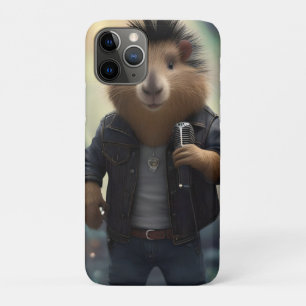 Mohawk Capybara Rockstar, iPhone 11 Pro Case