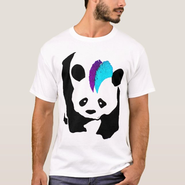Mohawk Panda T-Shirt (Front)