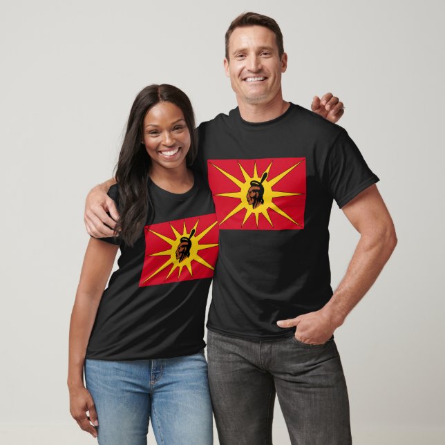 Mohawk Warrior Flag T-Shirt (Unisex)