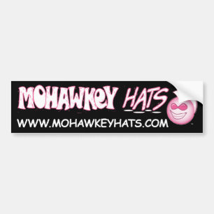 Mohawkey Logo bumper sticker