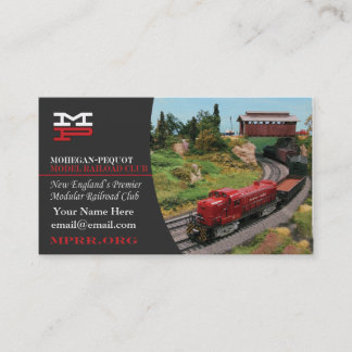 Mohegan Pequot Model Railroad Club Business Cards