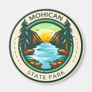Mohican State Park Ohio Badge Magnet