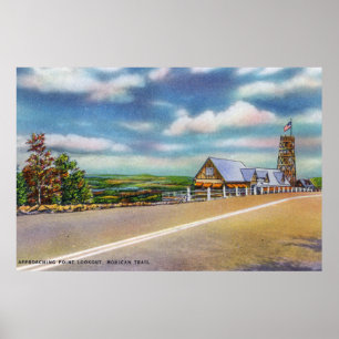 Mohican Trail Approaching Point Lookout Scene Poster