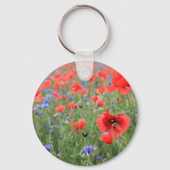 Mohnblumen Key Ring (Front)