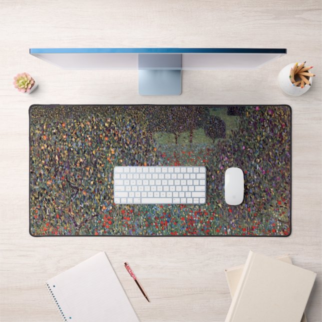 Mohnfeld, Gustav Klimt Desk Mat (Office 1)