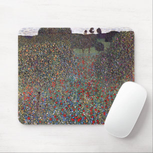 Mohnfeld, Gustav Klimt Mouse Mat