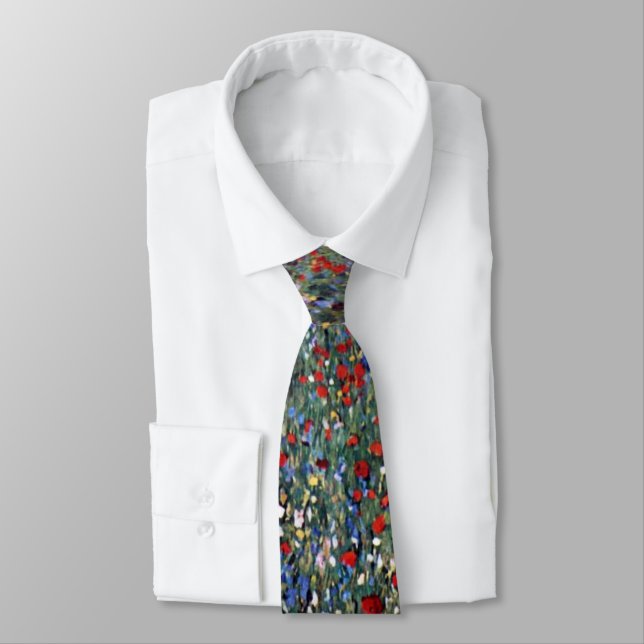 Mohnfeld, Gustav Klimt Tie (Tied)