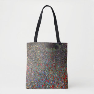 Mohnfeld, Gustav Klimt Tote Bag