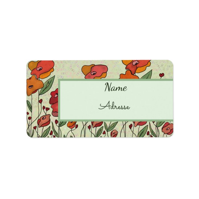 Mohnfeld Label (Front)