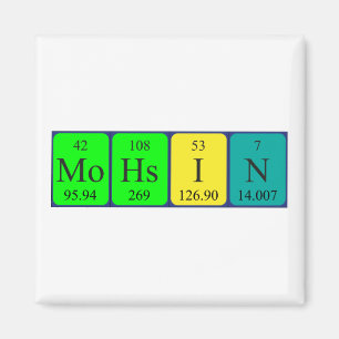Mohsin periodic table name magnet