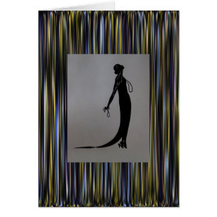 Moi Fashion Plate ~ Card Vintage French Nouveau