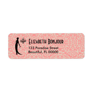 Moi Fashions ~ 30 Address Labels 3/4" x 2 1/4"